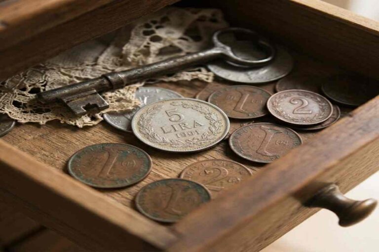 Monete rare nel cassetto